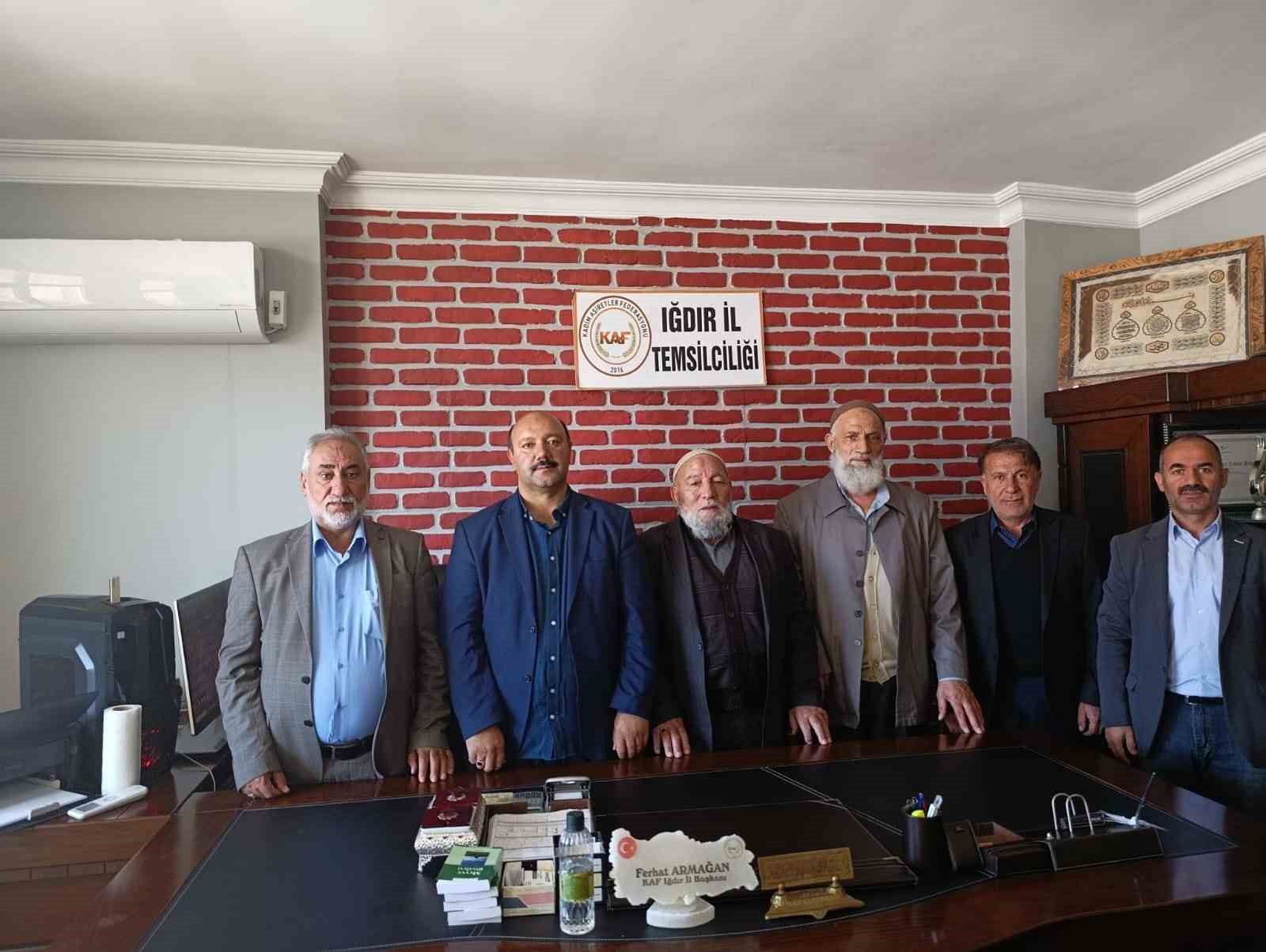 Iğdır’daki aşiret liderleri ve kanat önderlerinden İsrail’e tepki