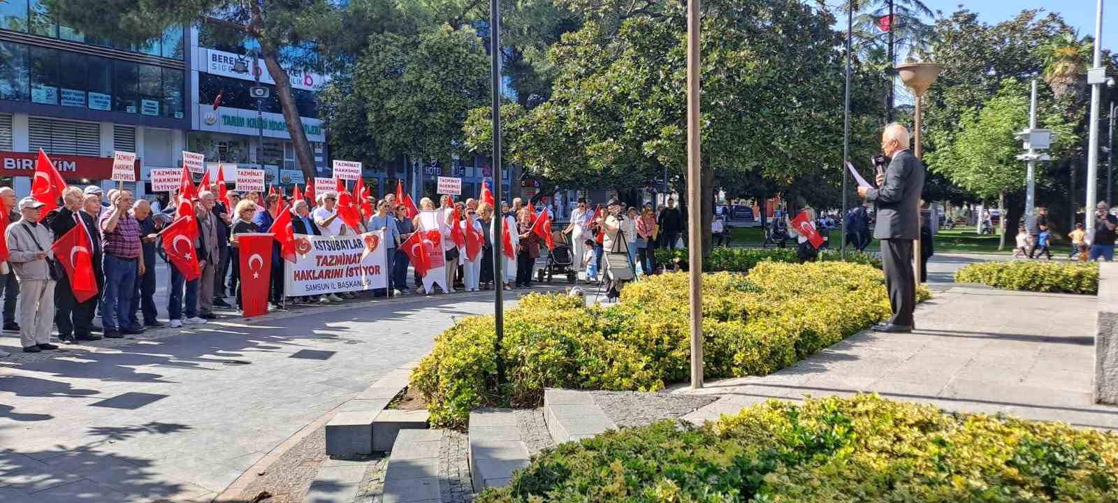 Emekli astsubayların hak mücadelesi