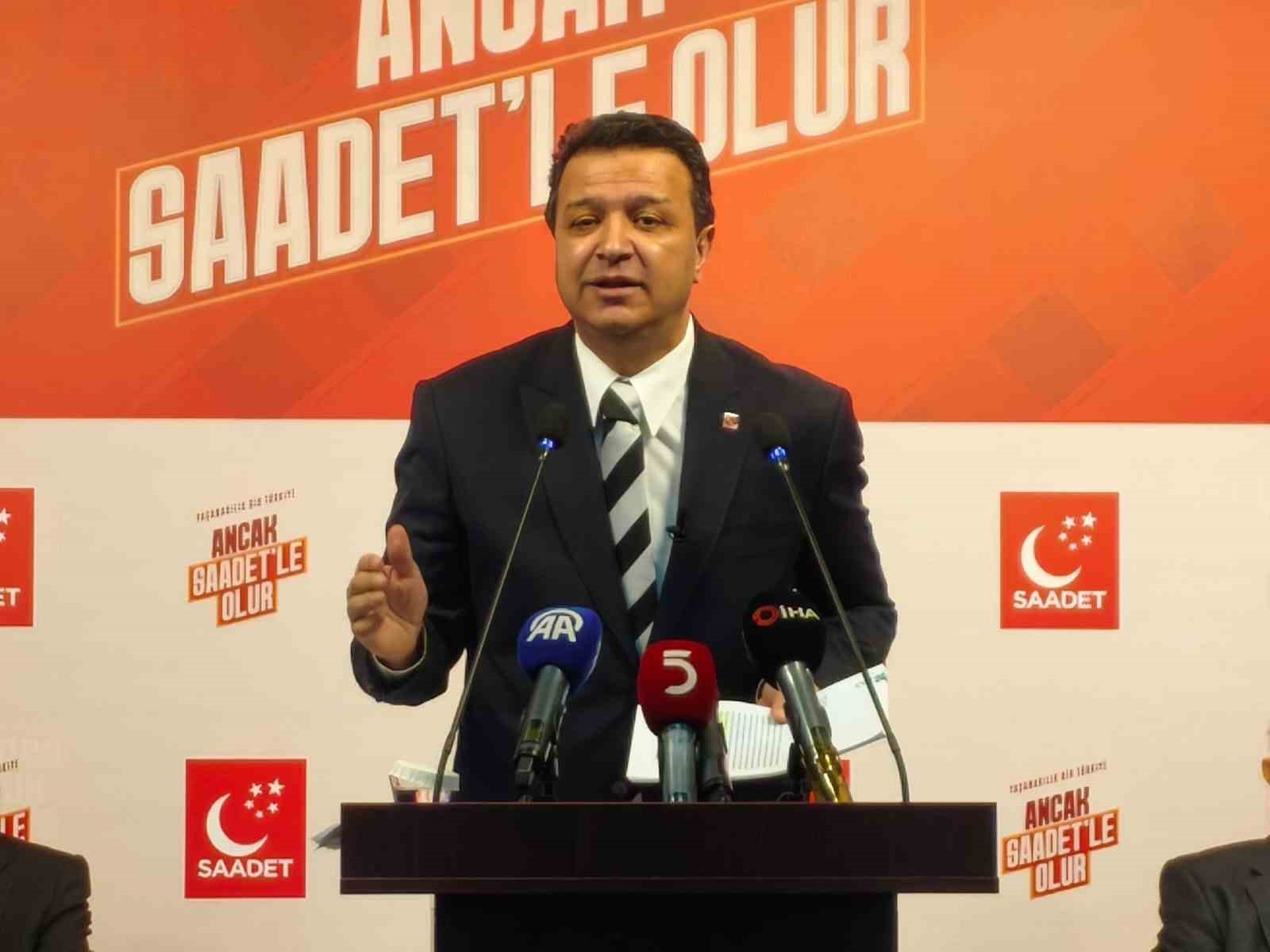 Saadet Partisi Lideri Arıkan: "Bu bir barış planı değil, Gazze’yi ve Filistin’i bütünüyle işgal planıdır"
