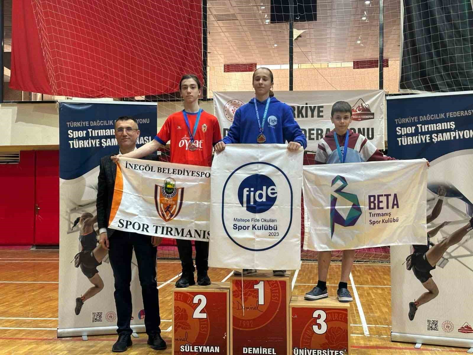 İnegöl Belediyesporlu sporcu, Türkiye&rsquo;yi temsil edecek