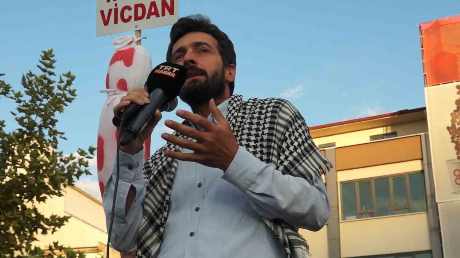 Balıkesir’de yüzlerce kişi Filistin’e destek için yürüdü