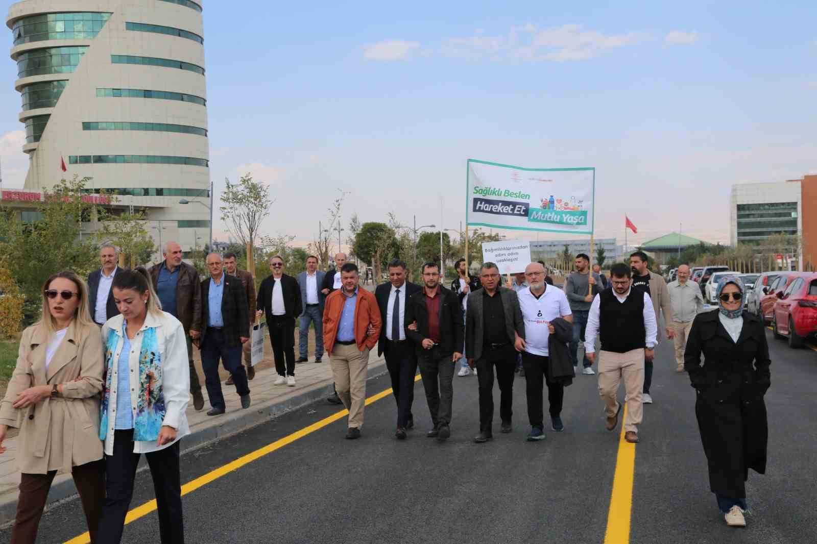 Erzurum’da sağlıklı yaşam mesajı