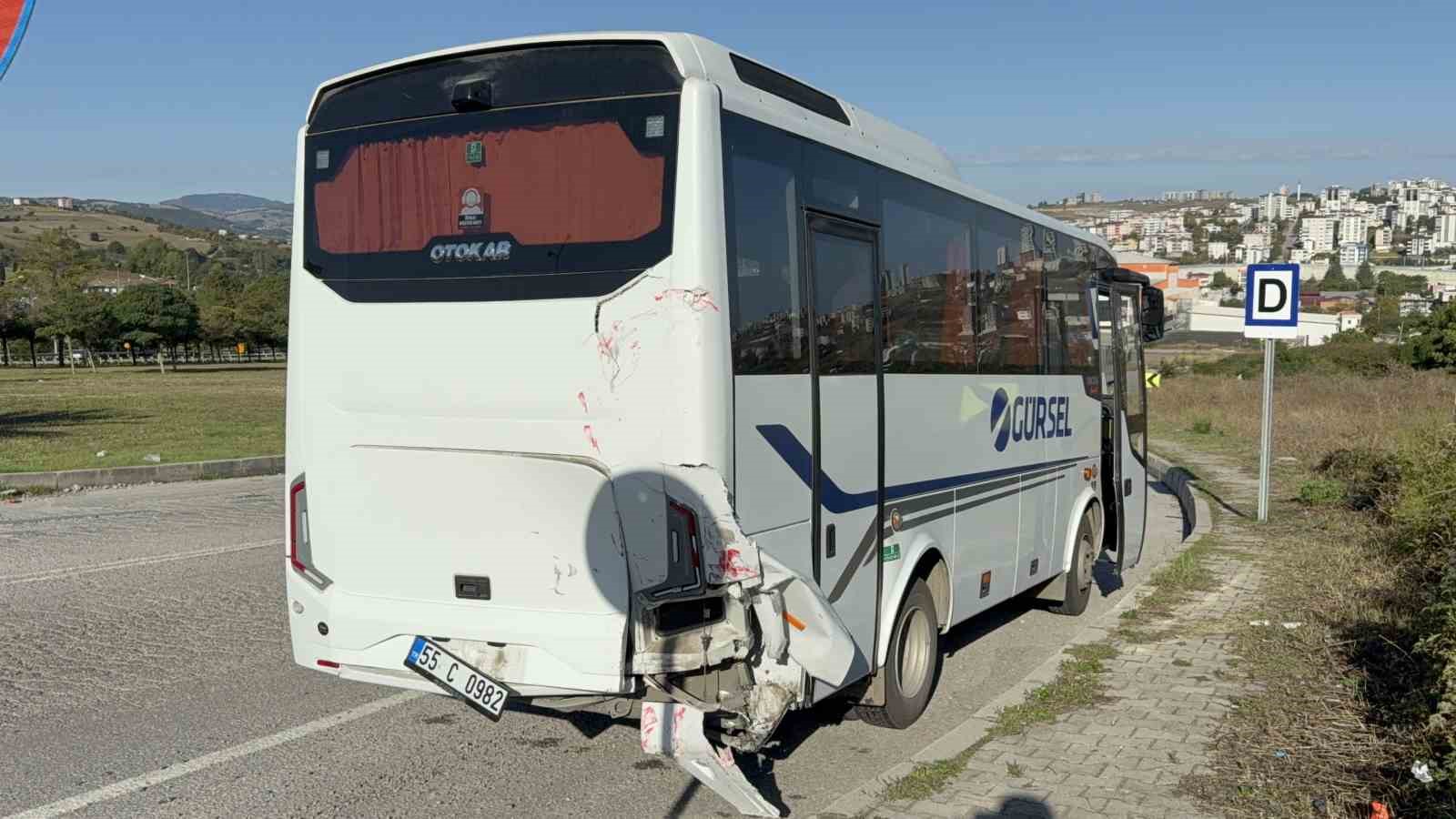 Samsun’da ehliyetsiz sürücü zincirleme kazaya karıştı: 1 yaralı