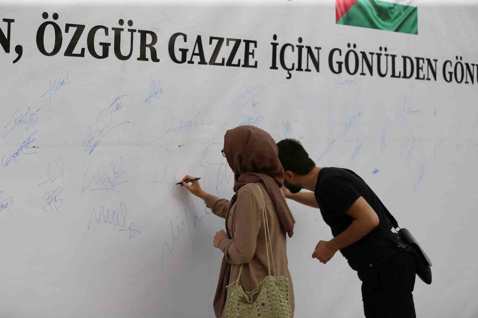 ALK&Uuml;&rsquo;den Gazze&rsquo;ye destek
