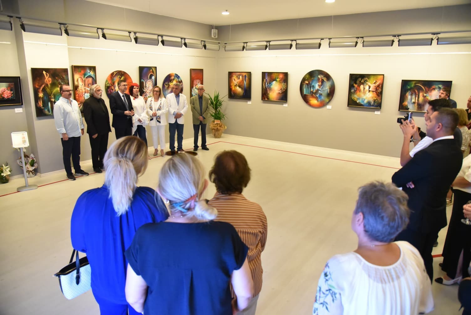 Eker, Sanko Sanat Galerisi&rsquo;nde sergi a&ccedil;tı
