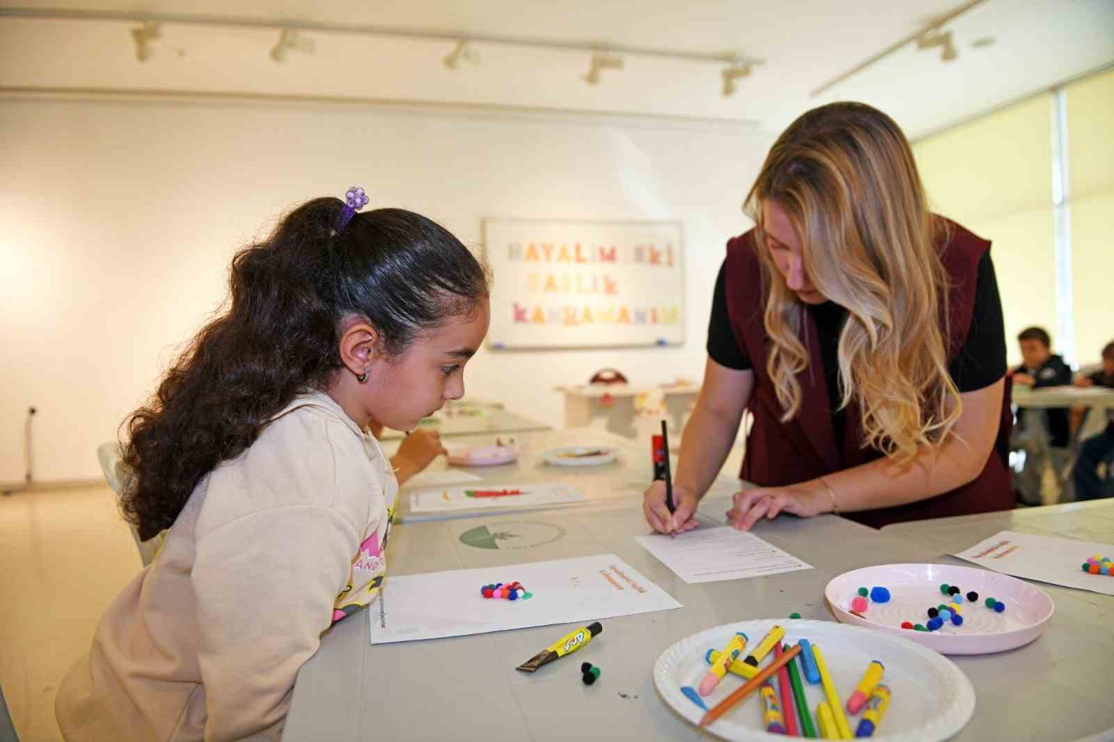 Osmangazi&rsquo;de &ccedil;ocuklar oyunlar oynayarak sağlıklı beslenmeyi &ouml;ğreniyor
