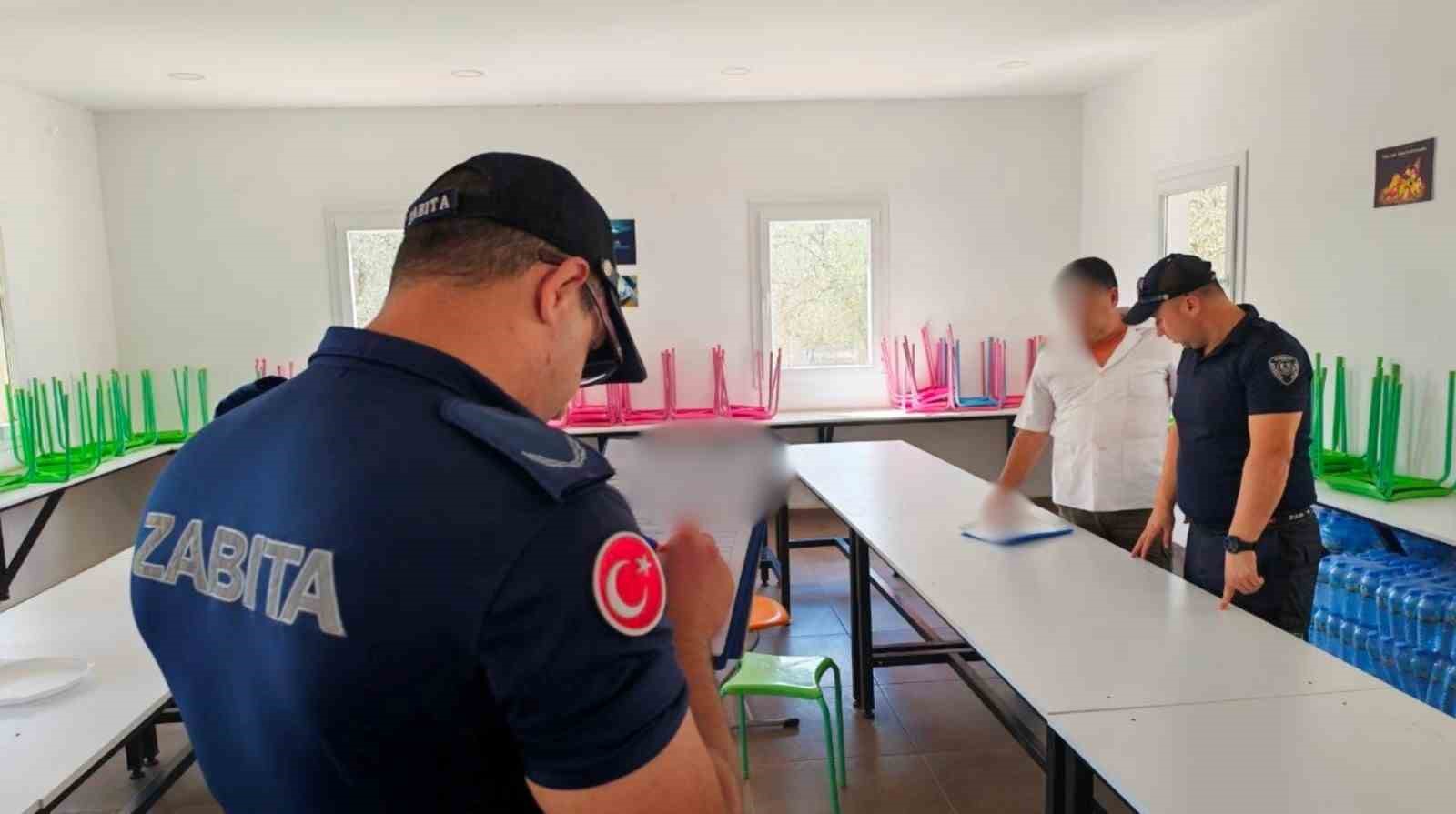Bodrum&rsquo;daki kantinlerde denetimler s&uuml;r&uuml;yor
