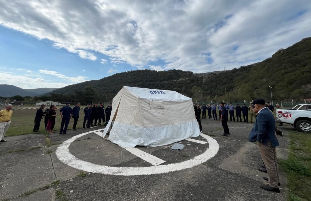 AFAD’dan çadır kurma eğitimi