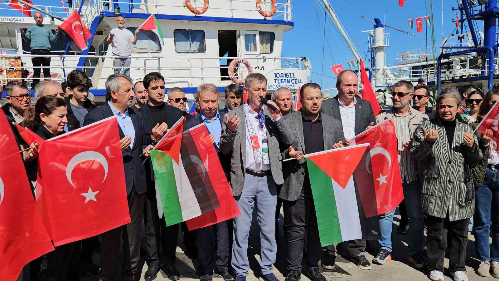 Enez&rsquo;den Filistin&rsquo;e destek
