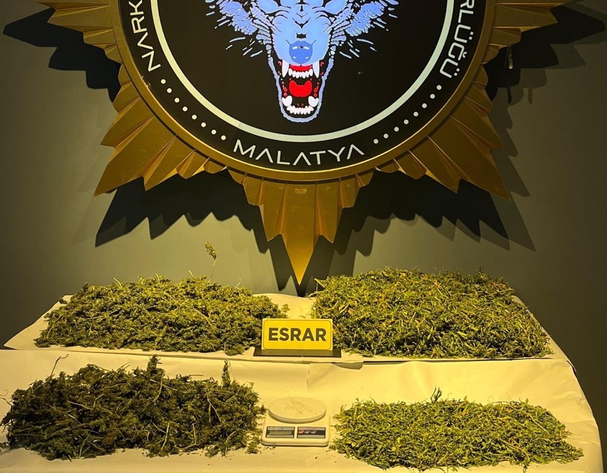 Malatya’da uyuşturucu operasyonu: 1 gözaltı