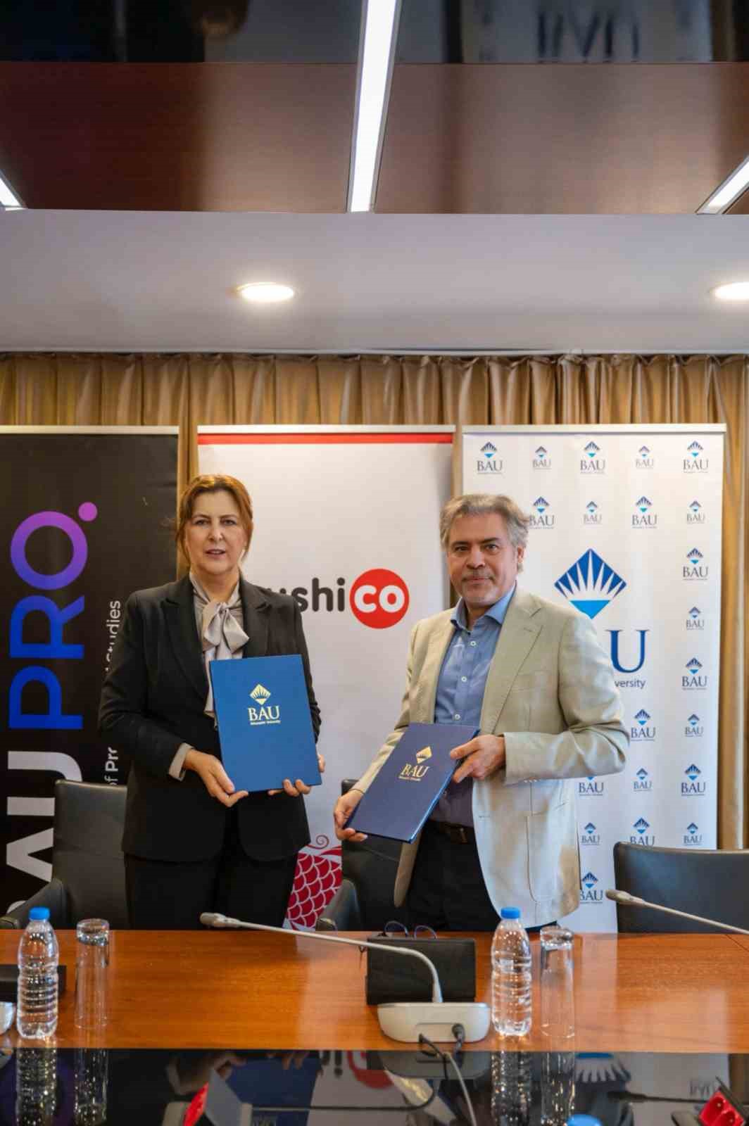Bah&ccedil;eşehir &Uuml;niversitesi ve SushiCo&rsquo;dan gastronomi eğitiminde stratejik iş birliği
