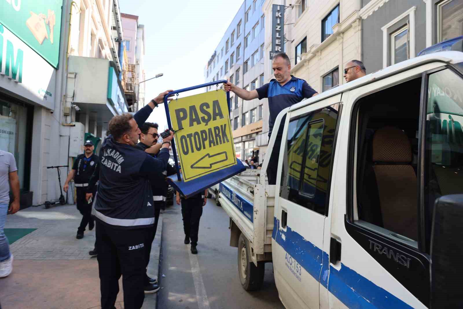 Samsun’da kaldırım işgali ile mücadele
