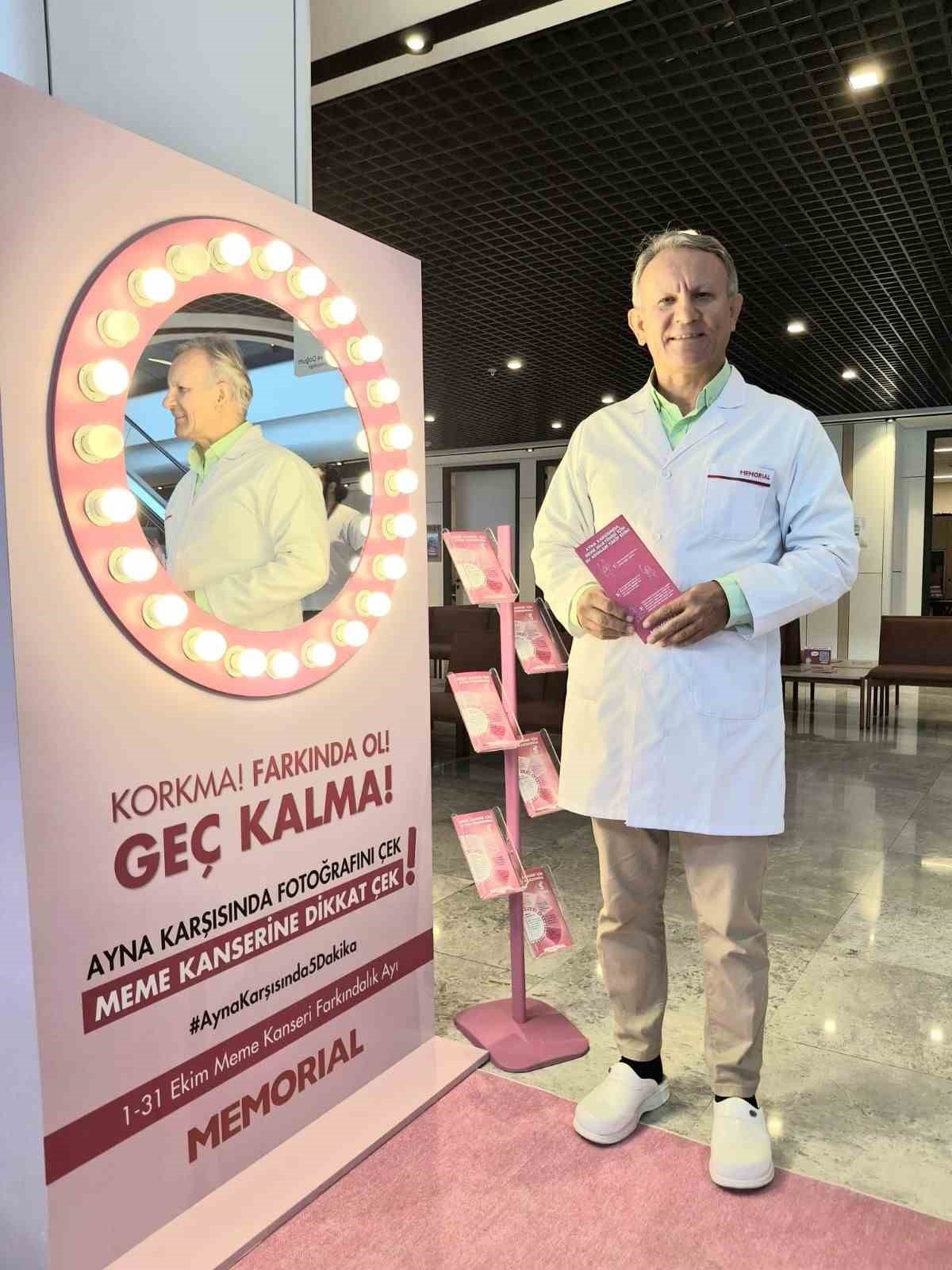 Memorial Bodrum Hastanesi’nde Meme Kanseri farkındalığına destek: "Pembe Ayna"