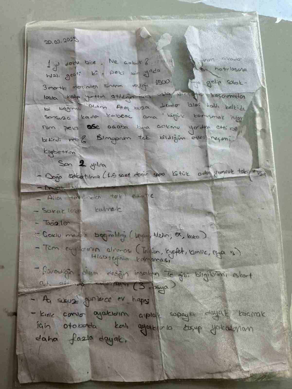 Ormanlık alanda ölü bulunan üniversite öğrencisi Teslime’nin mektubu savcılığa teslim edildi
