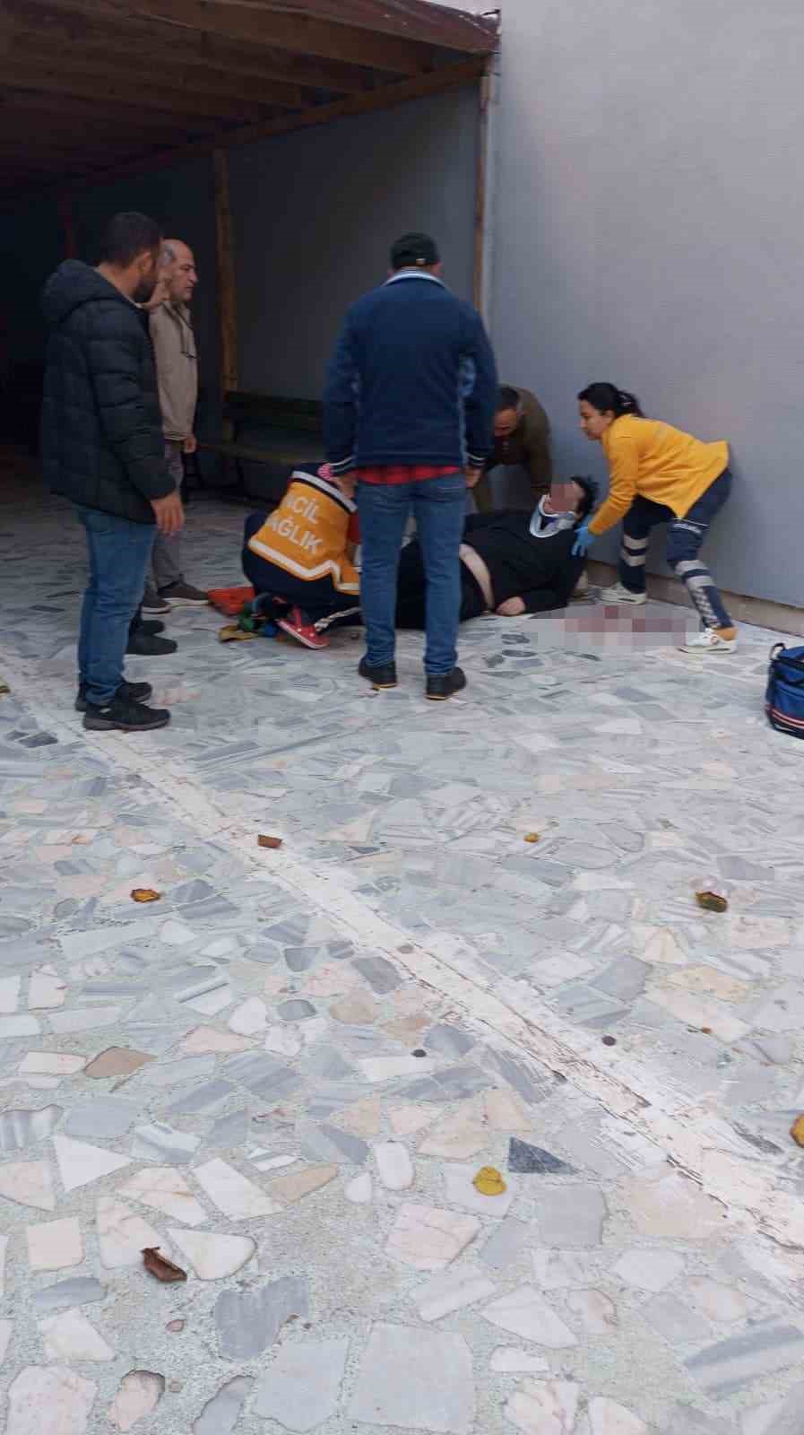 Sinop’ta yüksekten düşen genç yaralandı