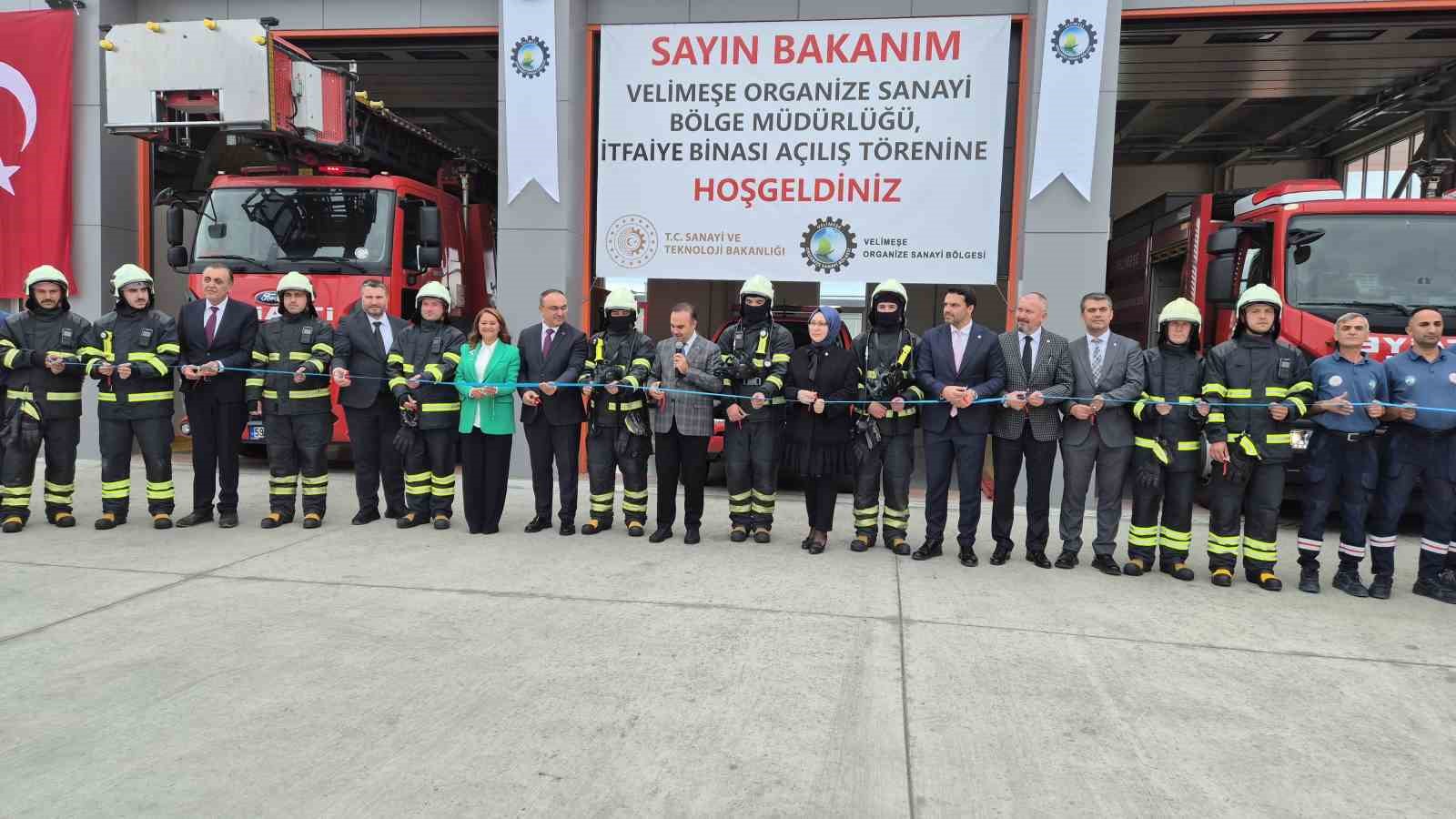 OSB&rsquo;de itfaiye hizmet binası Bakan Kacır&rsquo;ın katılımıyla a&ccedil;ıldı
