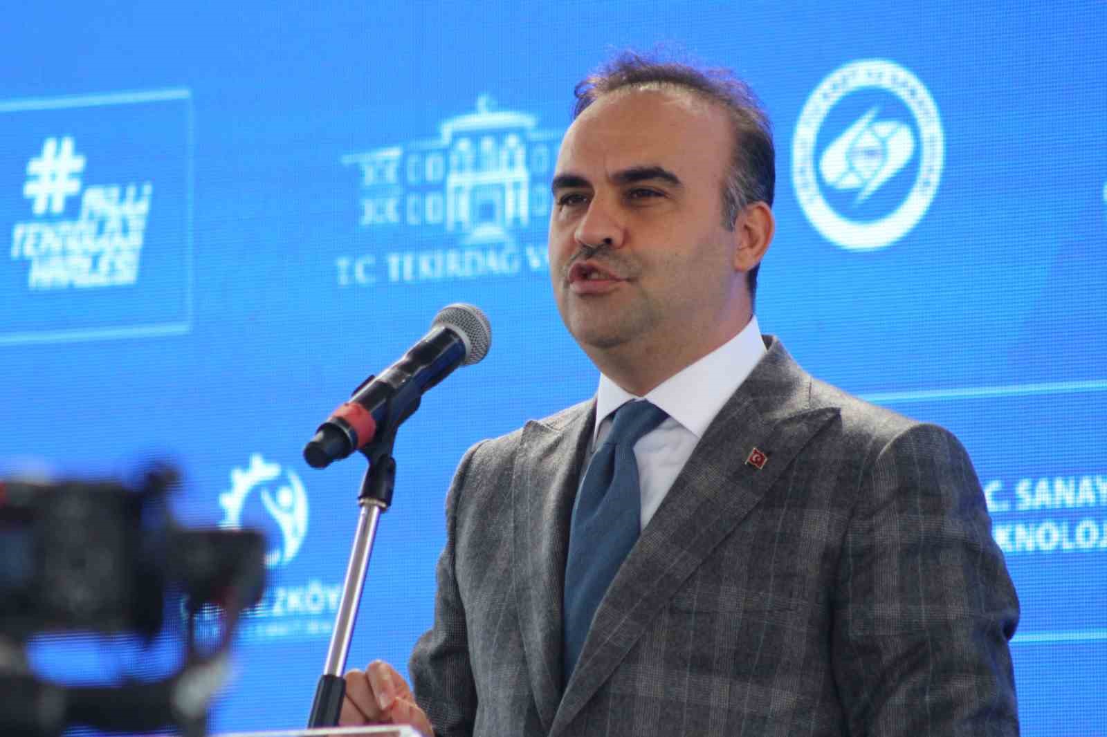 Bakan Kacır, Tekirdağ&rsquo;da Model Fabrika&rsquo;nın temelini attı
