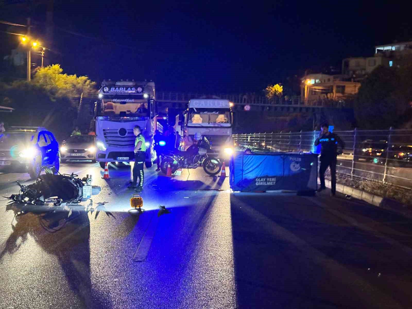 Fethiye’de motosiklet sürücüsü yaşamını yitirdi