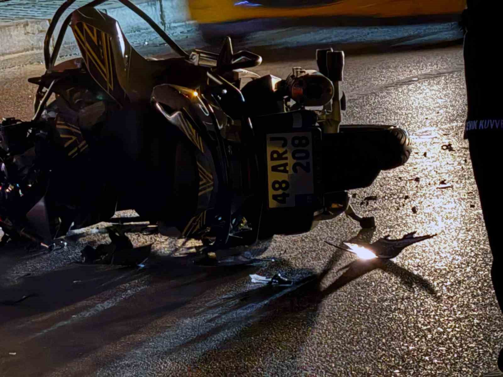 Fethiye’de motosiklet sürücüsü yaşamını yitirdi