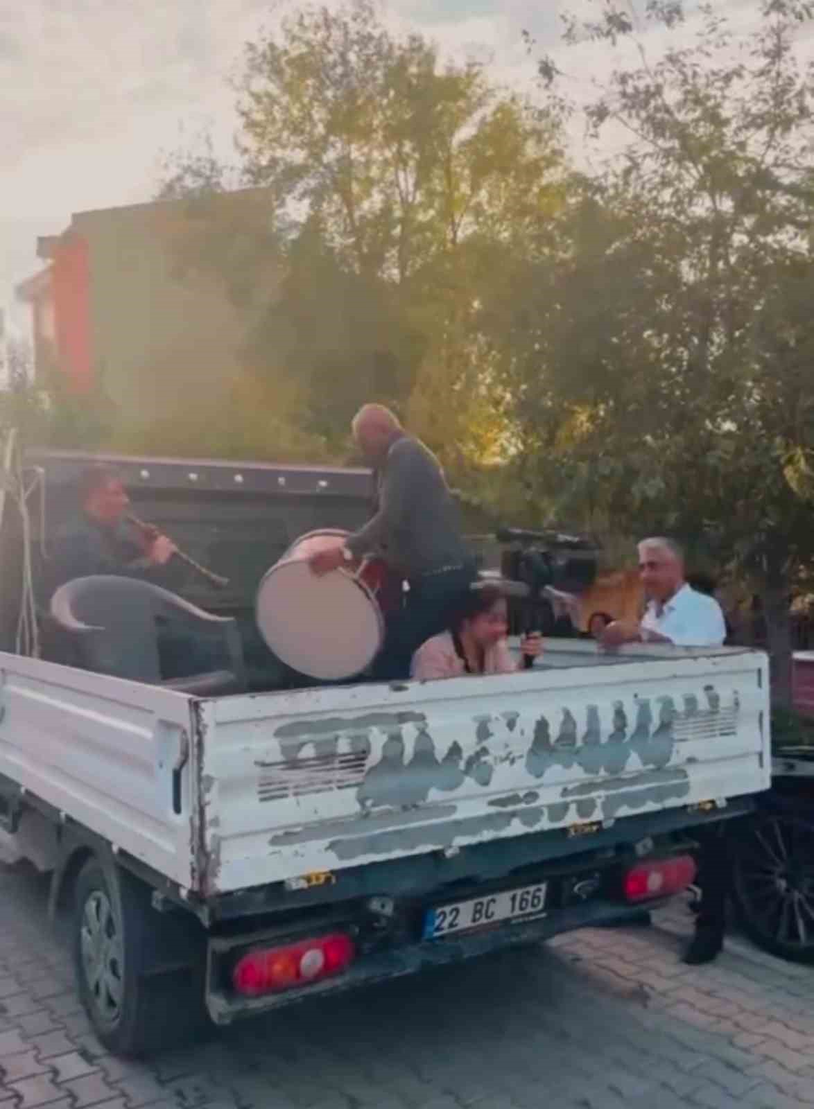 Düğün kameramanının zor anları kamerada: Her şey bir anda oldu