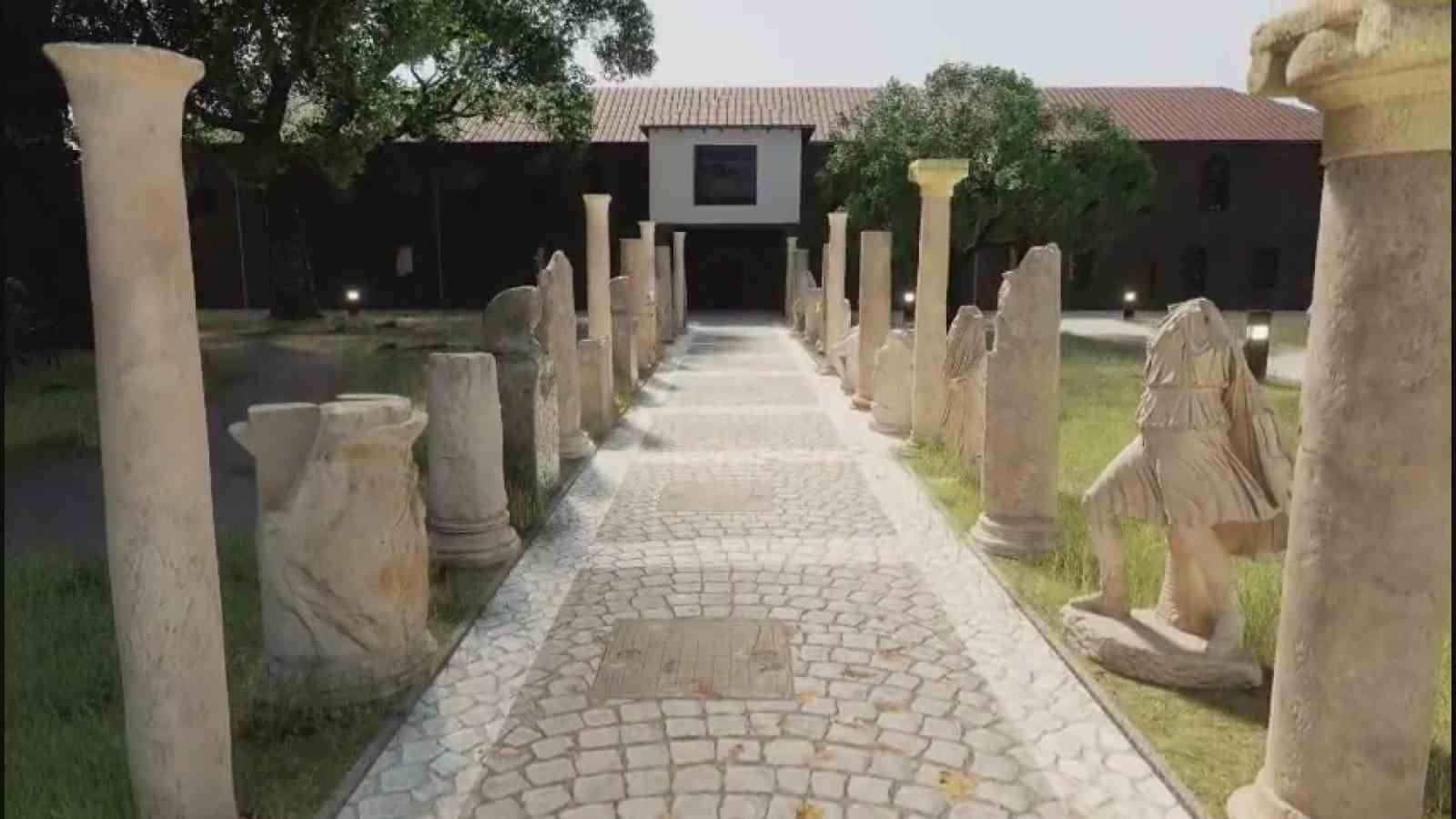 Roma d&ouml;neminden esinlenildi: Diyarbakır M&uuml;zesinde &rsquo;S&uuml;tunlu Yol&rsquo; d&ouml;nemi başlıyor
