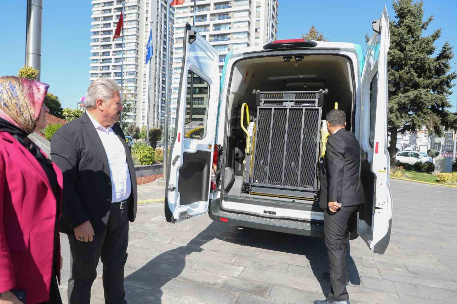 &rsquo;Engelsiz Melikgazi&rsquo; aracı hizmette
