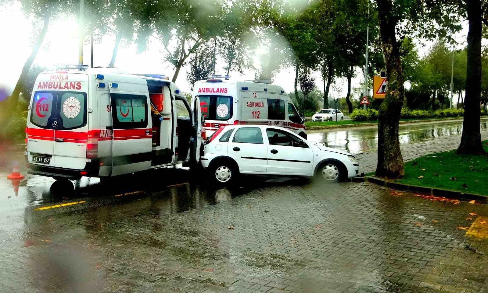 Menteşe’de trafik kazası: 3 yaralı