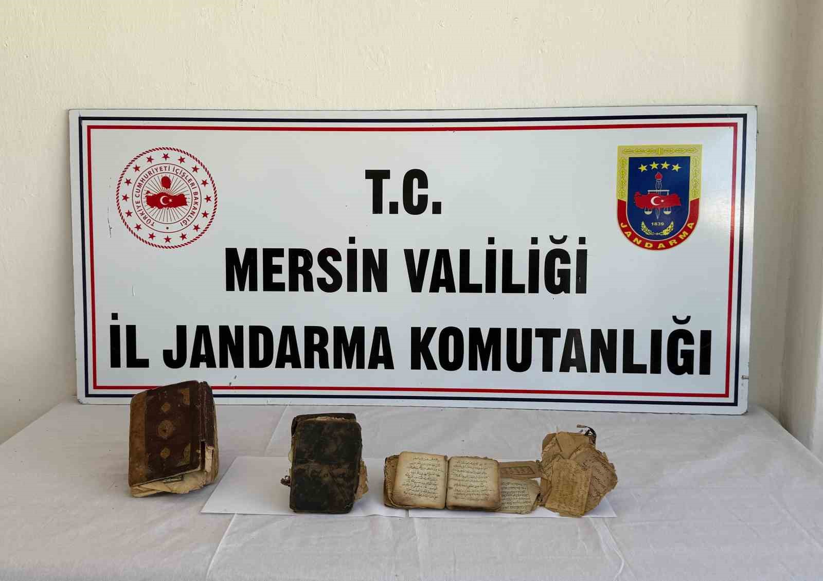 Mersin’de tarihi eser operasyonu