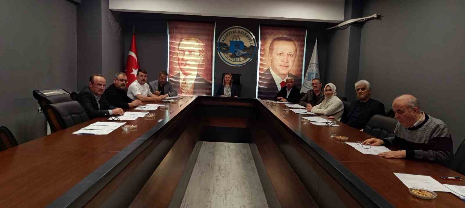 Pazaryeri Belediyesi meclisi toplandı