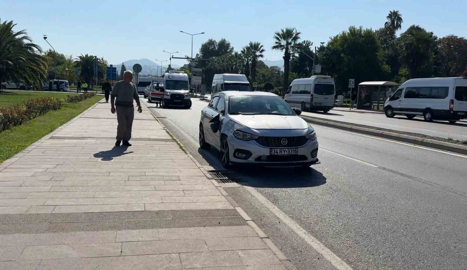 Samsun’da otomobilin çarptığı kadın ağır yaralandı