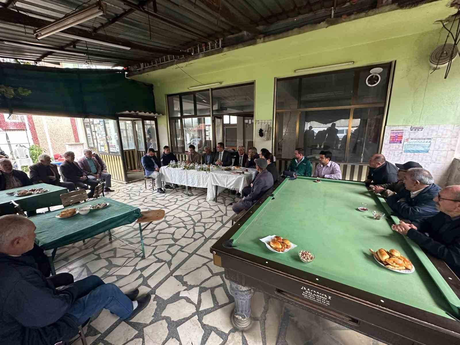 Mevsim şartları Kaymakam Dalak’a engel olmadı