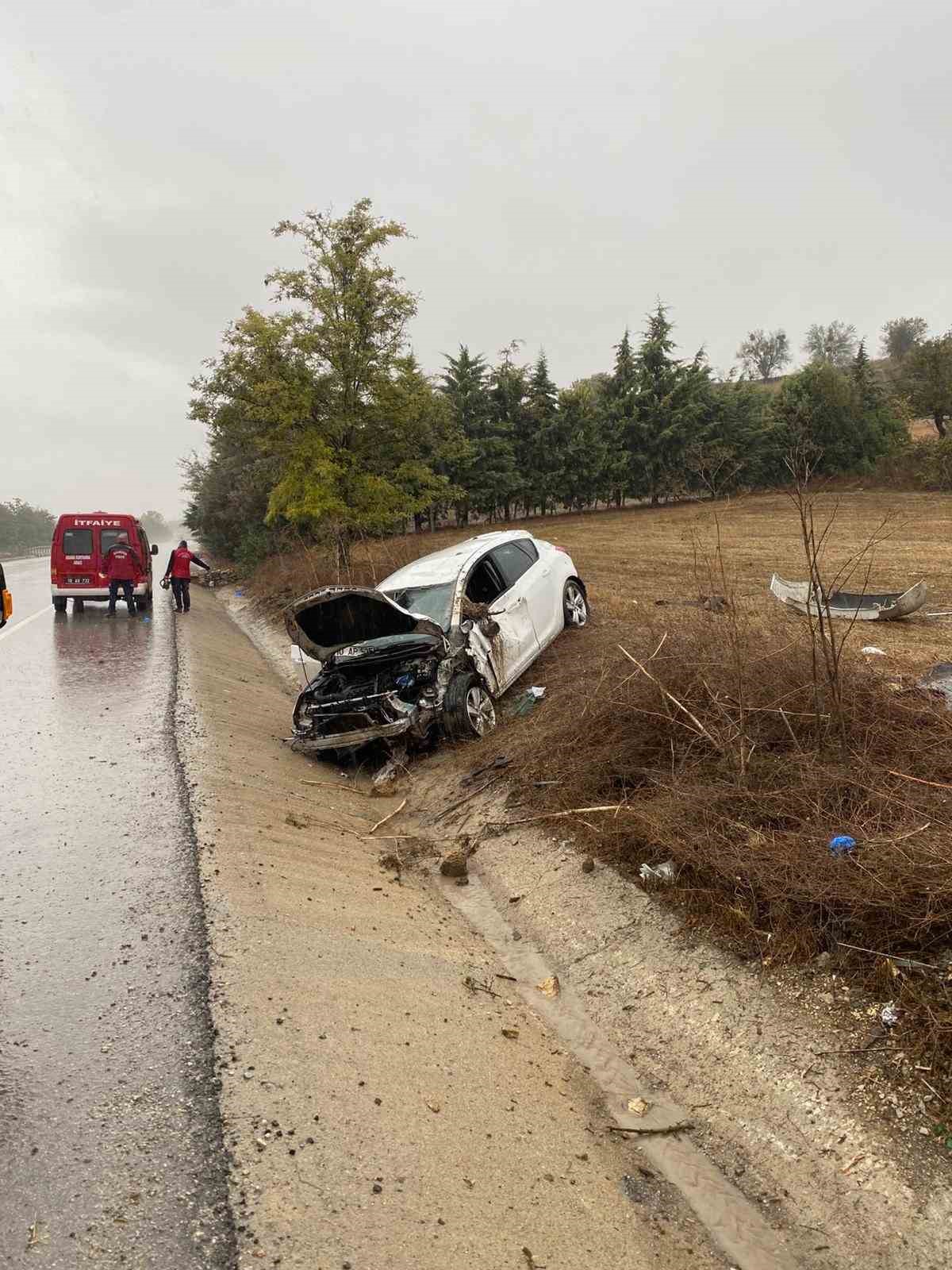 Balıkesir&rsquo;de trafik kazası: 2 yaralı
