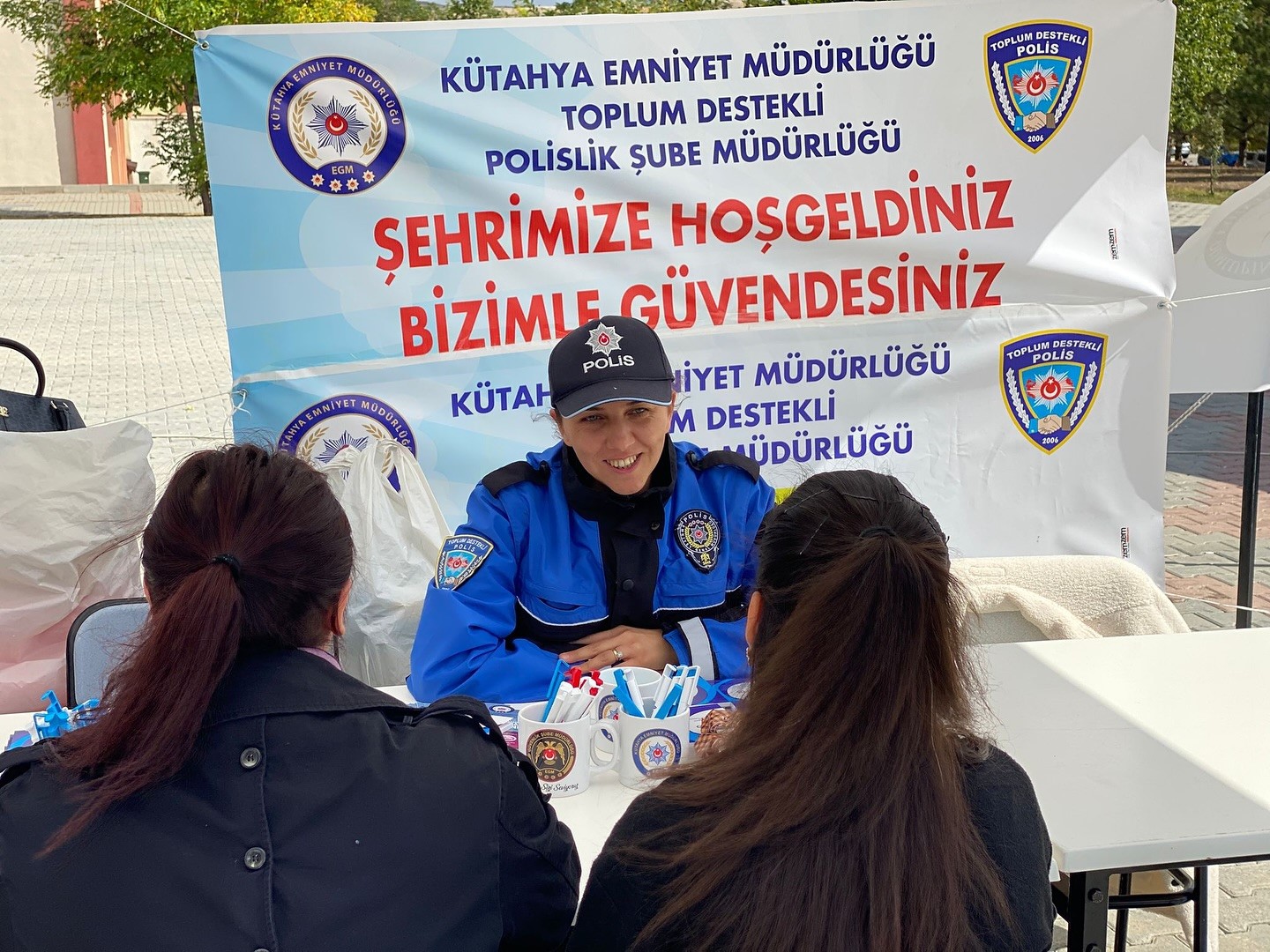 Kütahya Emniyetinden DPÜ’de, "Şehrimize Hoşgeldiniz, Bizimle Güvendesiniz" standı