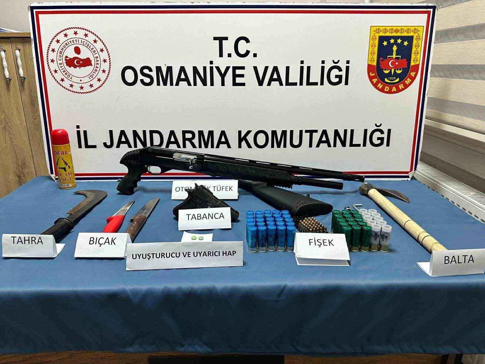 Osmaniye’de bir haftada 118 şüpheli yakalandı