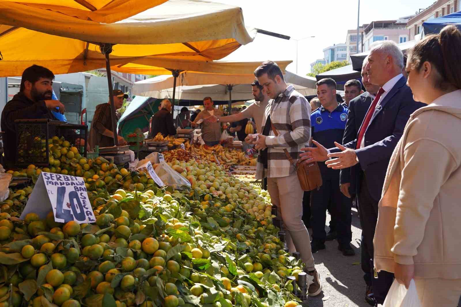 Atakum Belediyesi&rsquo;nden semt pazarlarında tartı hizmeti
