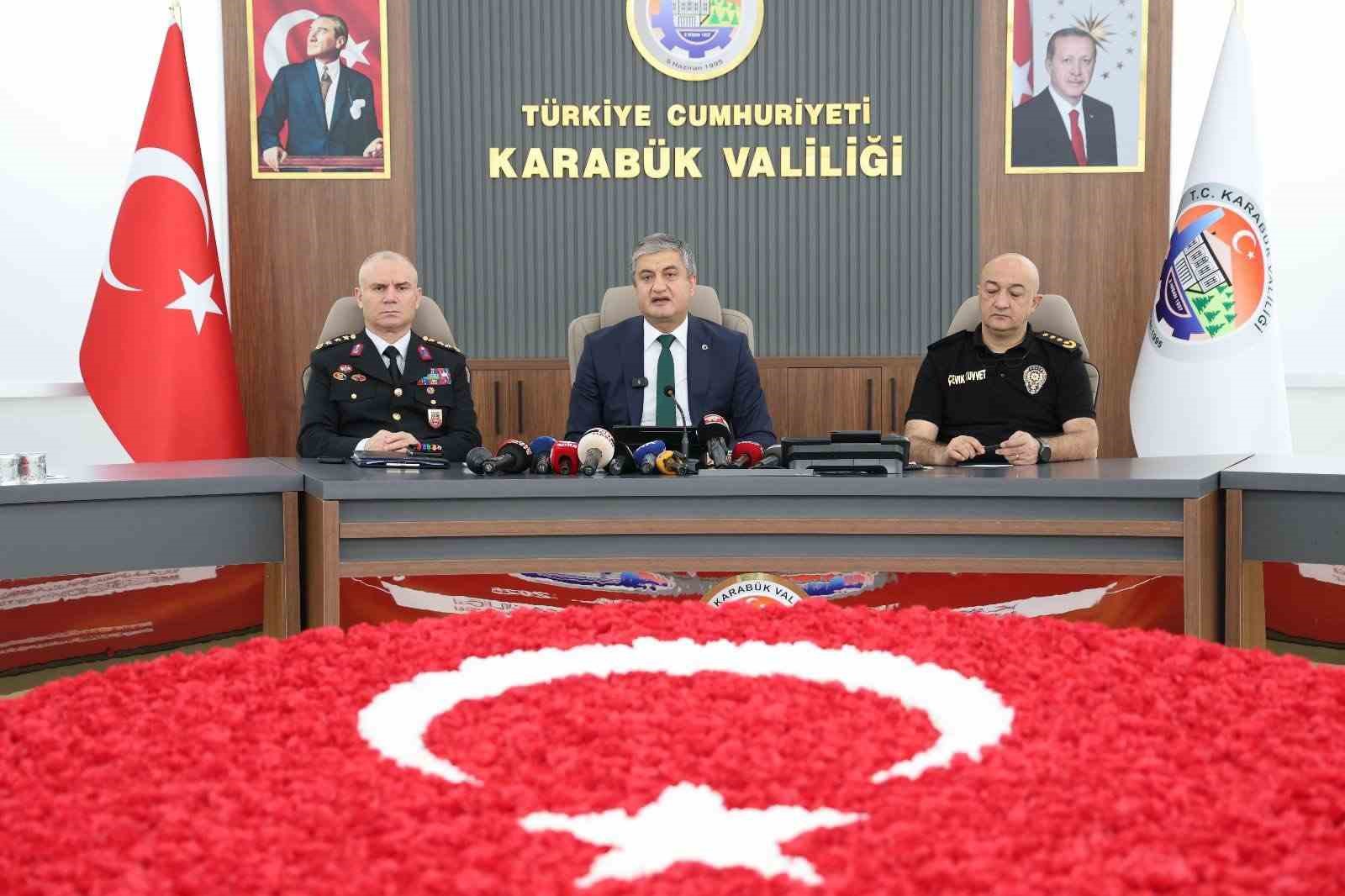 Karabük’te Eylül ayı güvenlik değerlendirme toplantısı yapıldı