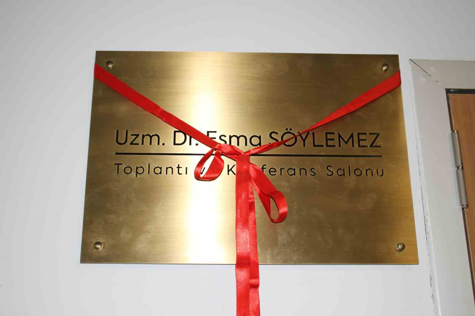 Başhekim Dr. S&ouml;ylemez&rsquo;in ismi Malazgirt Devlet Hastanesi&rsquo;nde yaşatılacak
