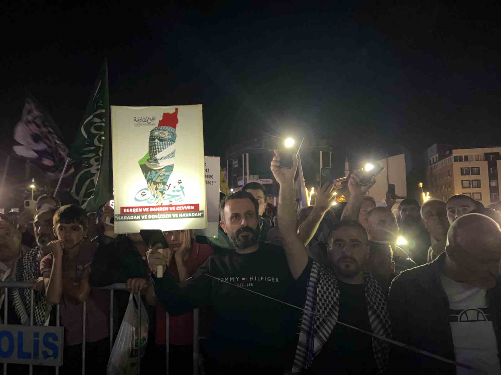 Bingöl’de Filistin’e destek yürüyüşü