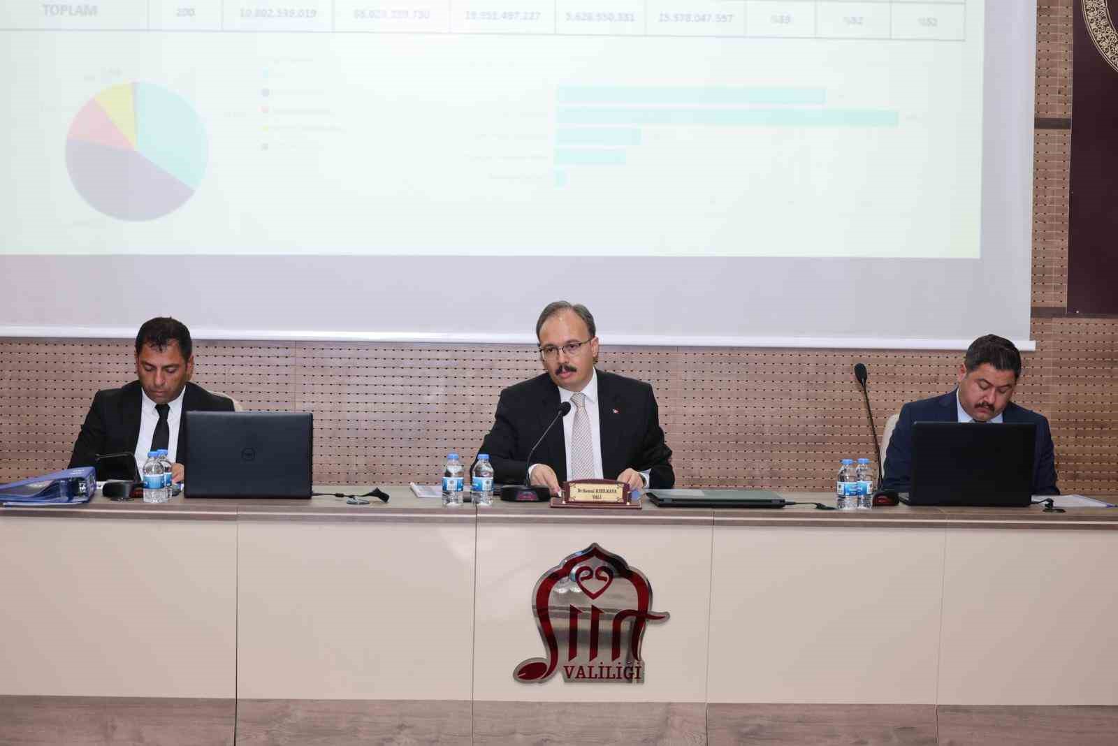 Siirt&rsquo;te 4. d&ouml;nem il koordinasyon ve taşkın koruma toplantıları ger&ccedil;ekleştirildi
