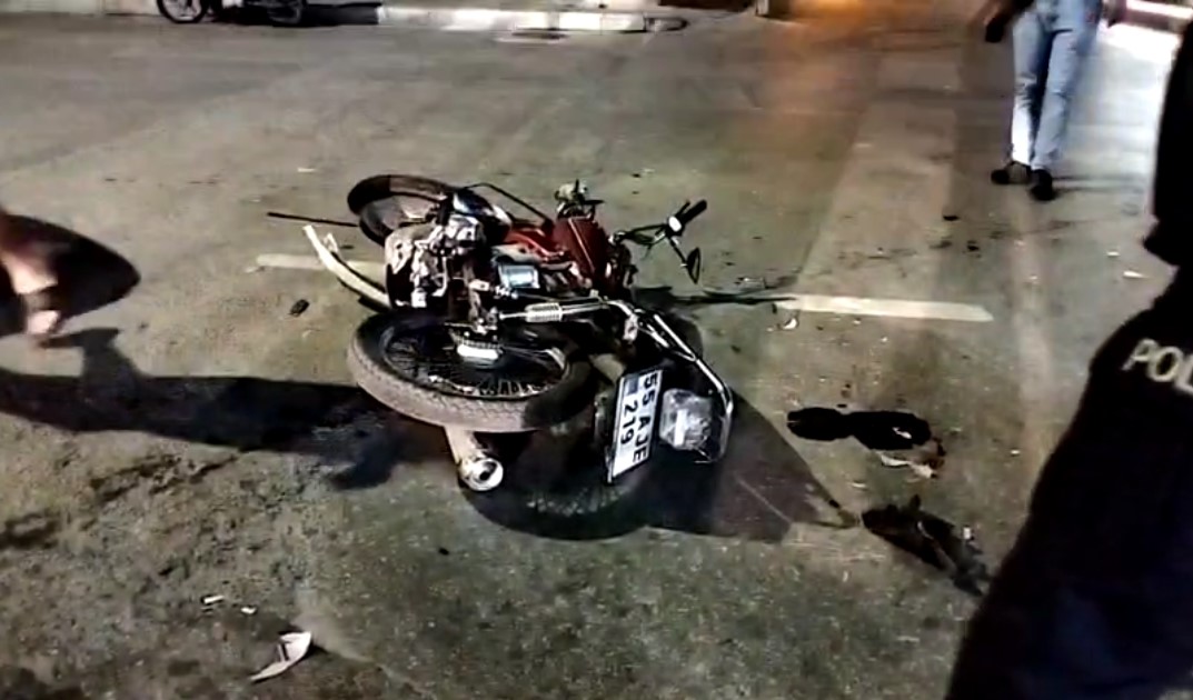 Bafra’da otomobil ile motosiklet çarpıştı: 1 yaralı