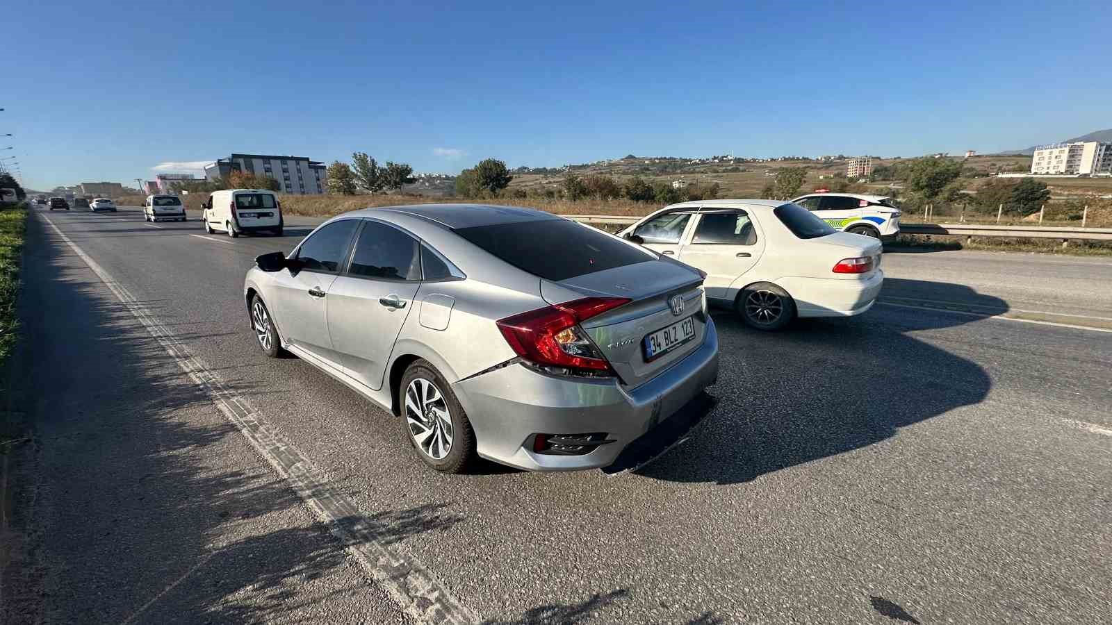 Samsun&rsquo;da motosiklet ile otomobil &ccedil;arpıştı: 1 yaralı
