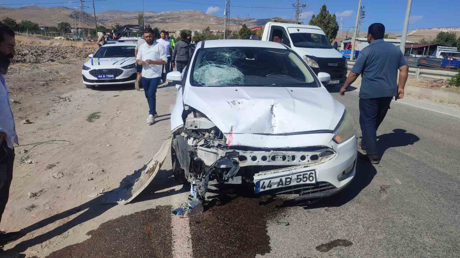 Malatya’da otomobil ile motosiklet çarpıştı: 1 ölü