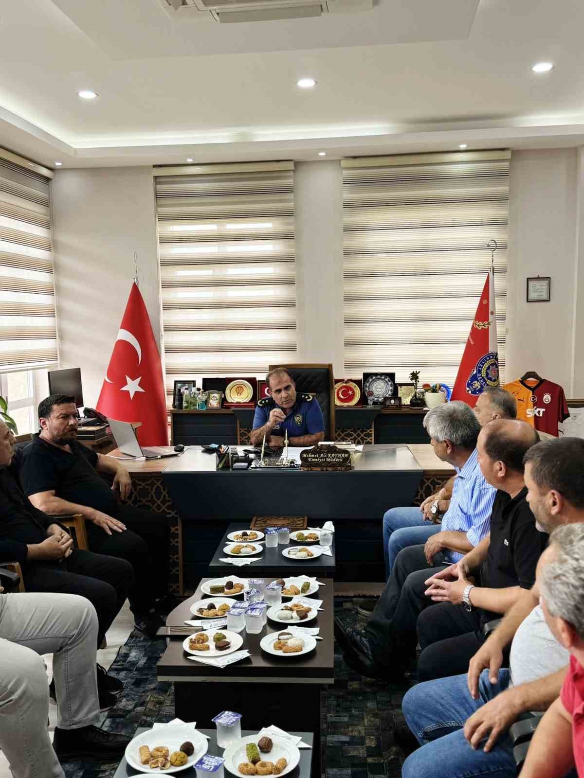 Gazipaşa&rsquo;da muhtarlarla &rsquo;Huzur Toplantısı&rsquo; yapıldı
