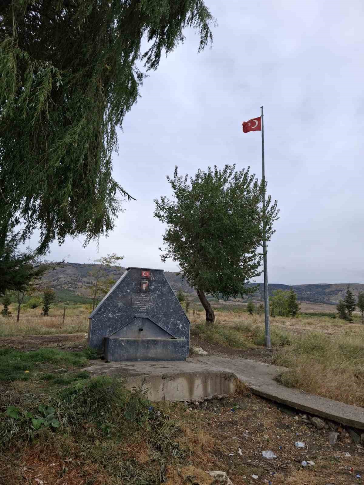 Şehidin hayrına yapılan çeşme 4&rsquo;üncü defa yenilendi