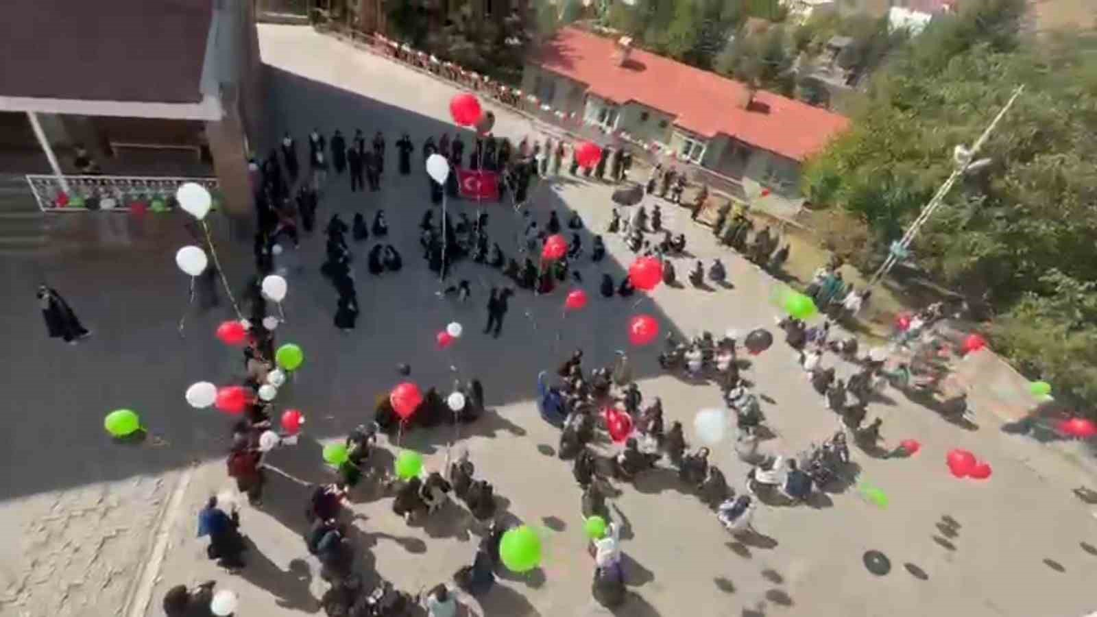 Bitlis&rsquo;teki okullarda Filistin için farkındalık etkinliği düzenlendi