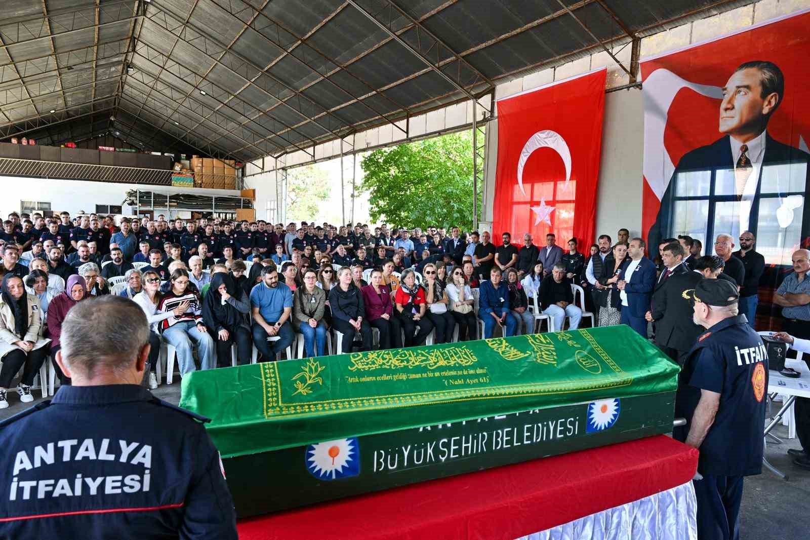 Antalya’da itfaiye teşkilatının acı günü