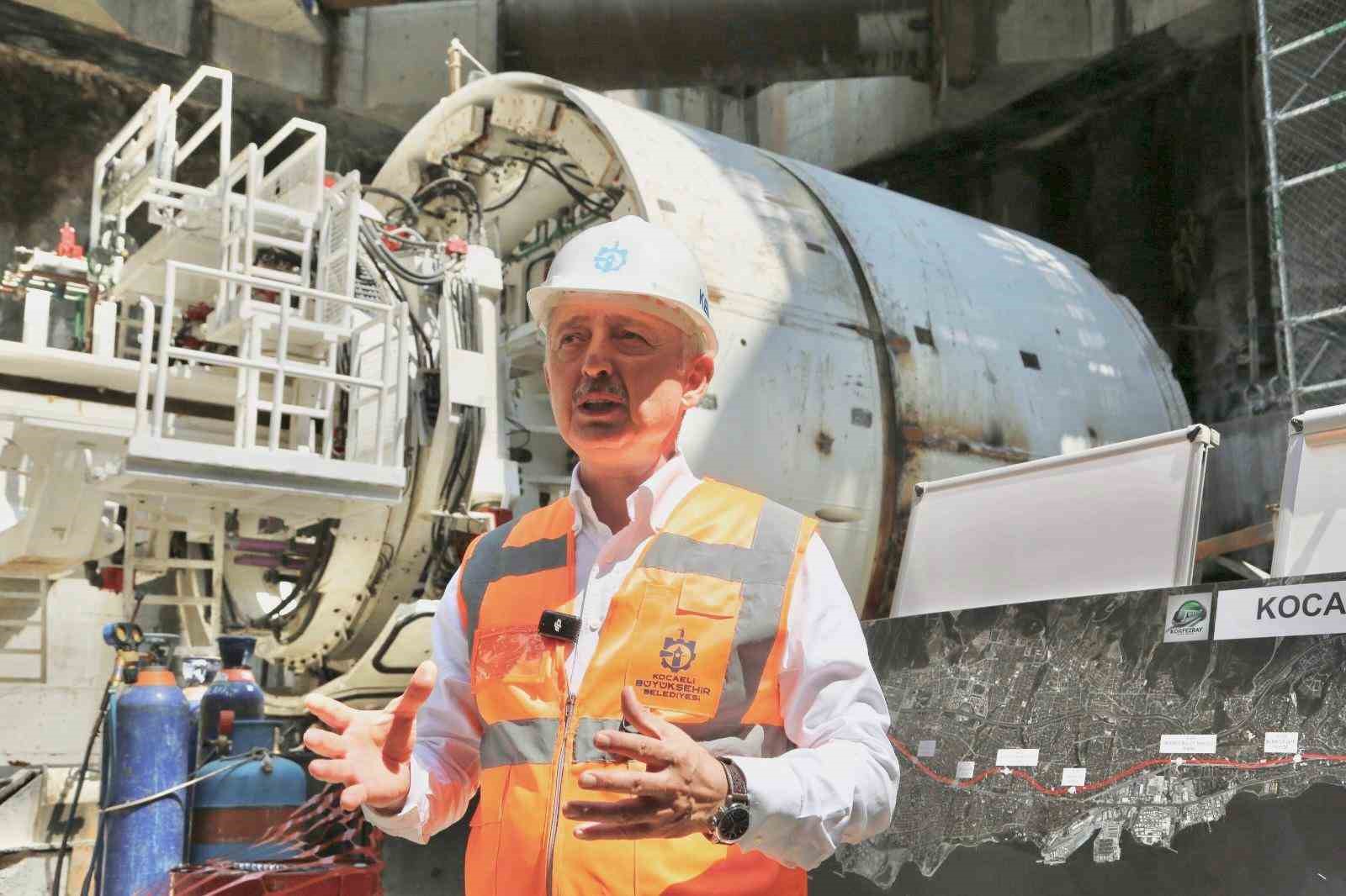 K&ouml;rfezray Metro Projesi&rsquo;nde iki t&uuml;nel a&ccedil;ma makinesinin daha montajına başlandı
