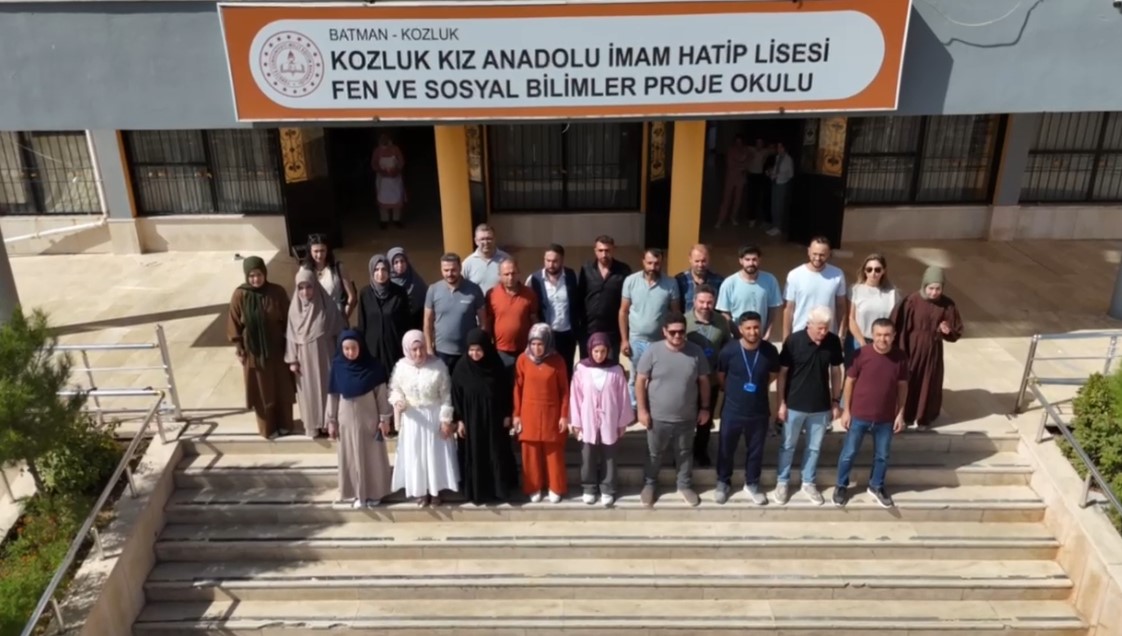 Batman&rsquo;da &ouml;ğrencilerden Gazze&rsquo;ye anlamlı destek
