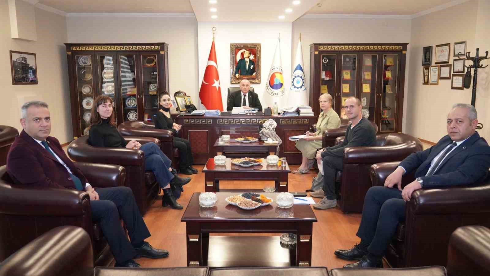 Fransız d&uuml;ş&uuml;nce kuruluşu IFRI heyetinden ETSO&rsquo;ya ziyaret
