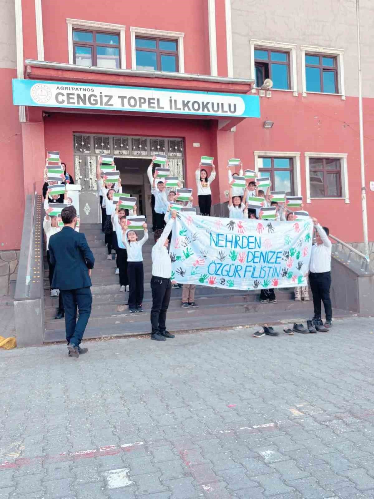 Cengiz Topel İlkokulunda Filistin etkinliği
